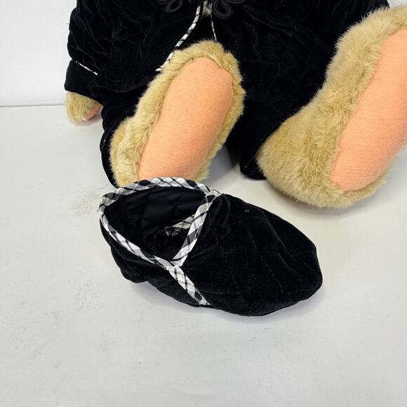 Cornelius VanderBear Portrait In Black & White Collectible Plush Bear NABCO NWT - Picture 7 of 8